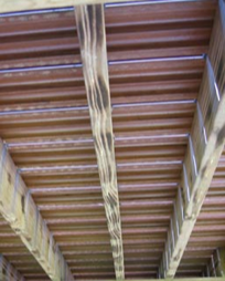 measuring lumber for deck installation